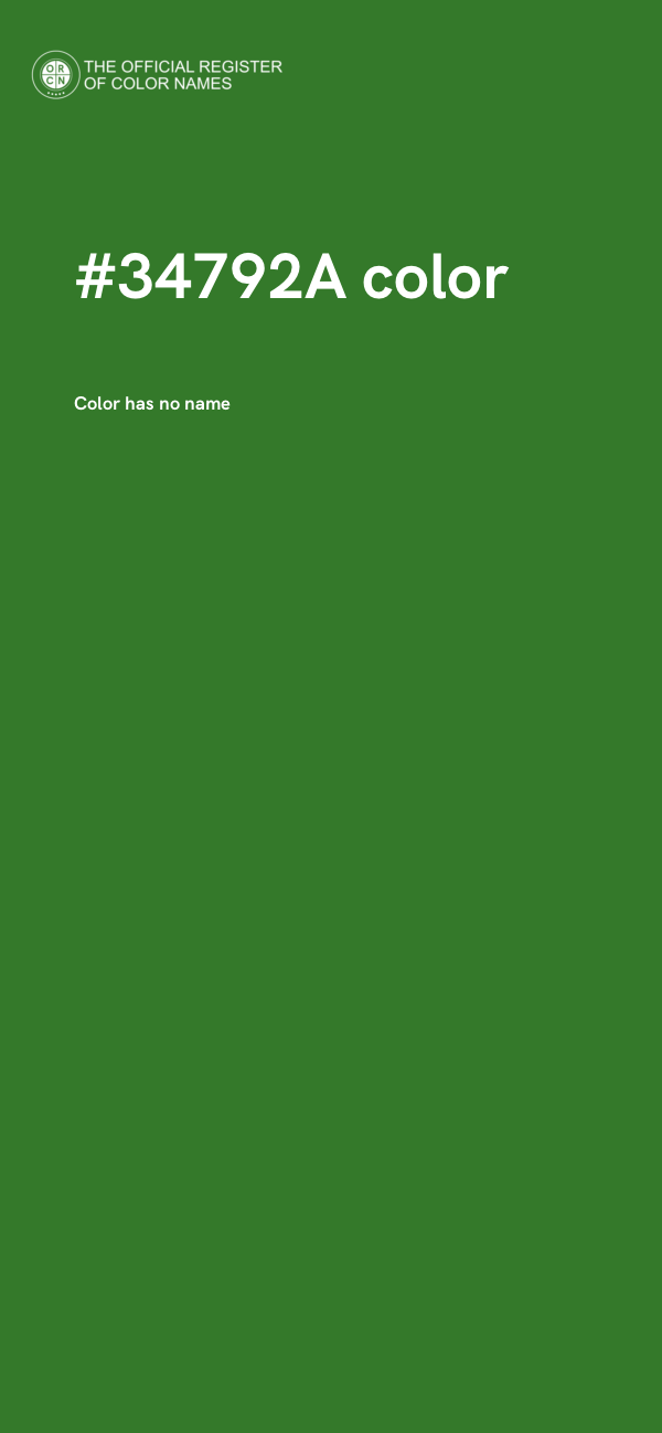 #34792A color image