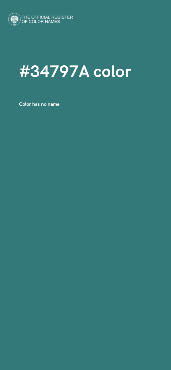 #34797A color image
