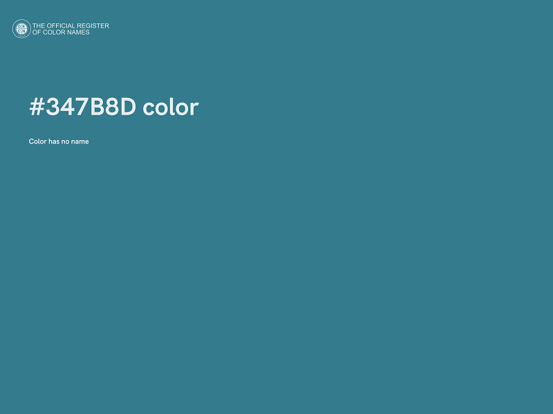 #347B8D color image