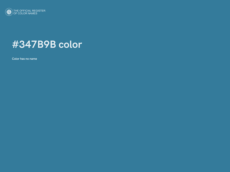 #347B9B color image