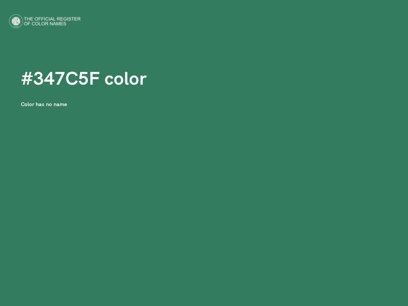 #347C5F color image