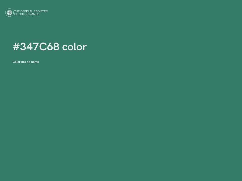 #347C68 color image