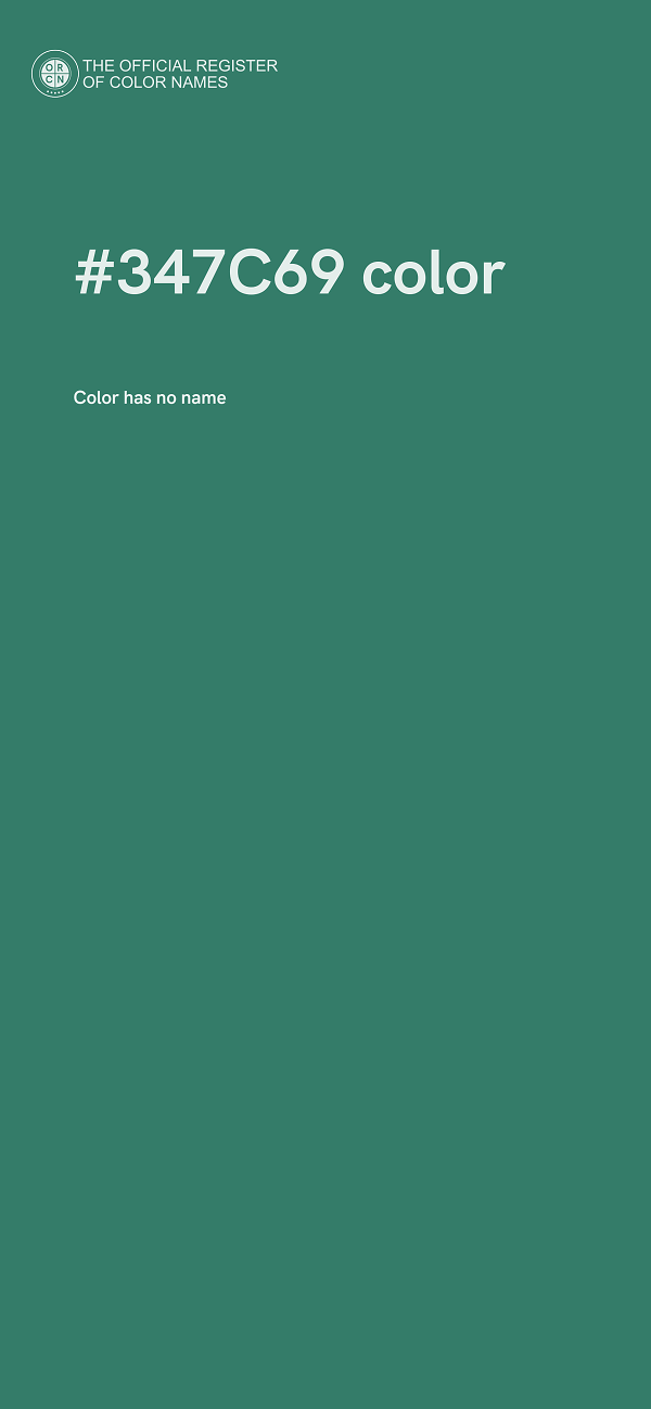 #347C69 color image