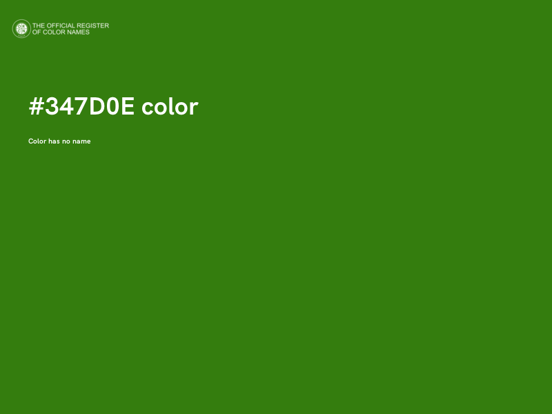 #347D0E color image