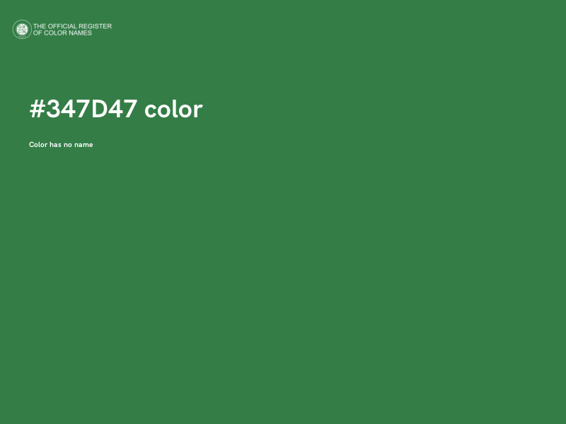 #347D47 color image