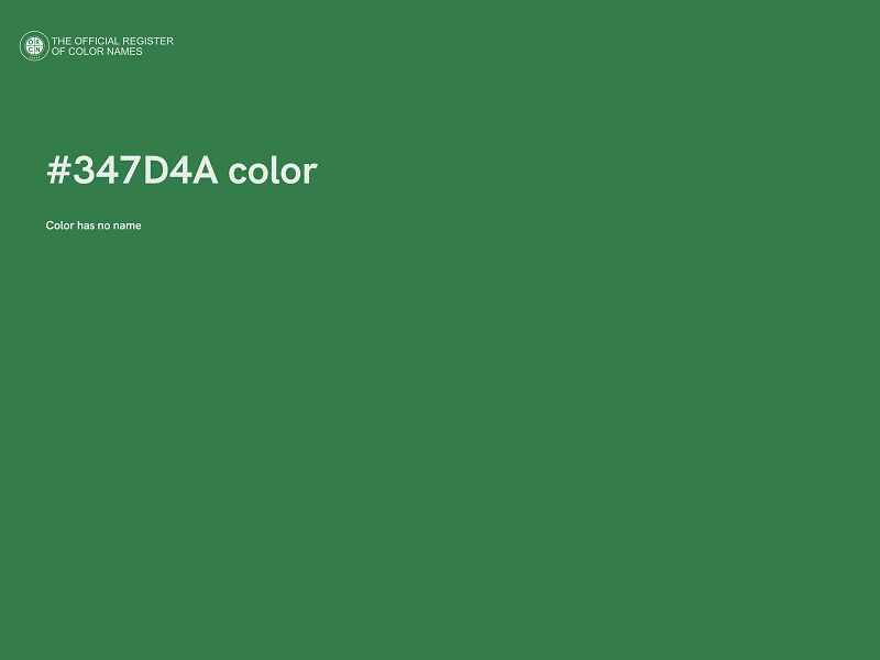 #347D4A color image