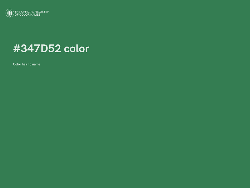 #347D52 color image