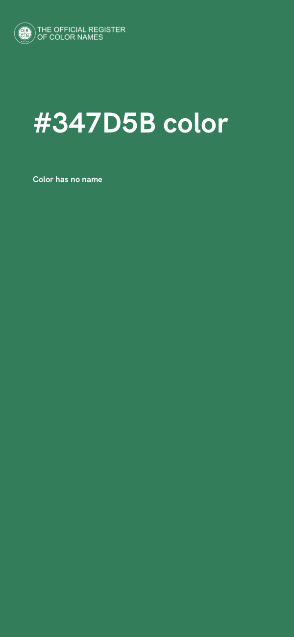 #347D5B color image
