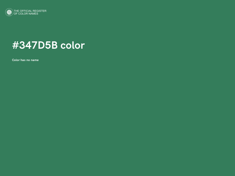 #347D5B color image