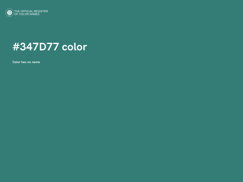 #347D77 color image