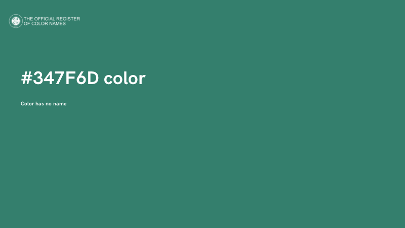 #347F6D color image