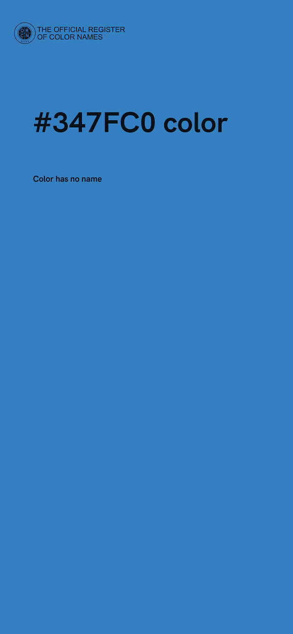 #347FC0 color image
