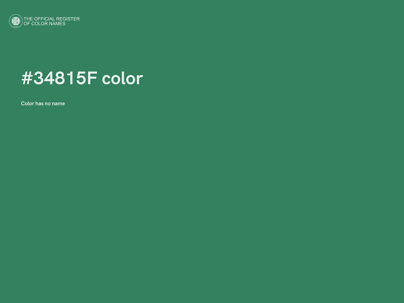 #34815F color image