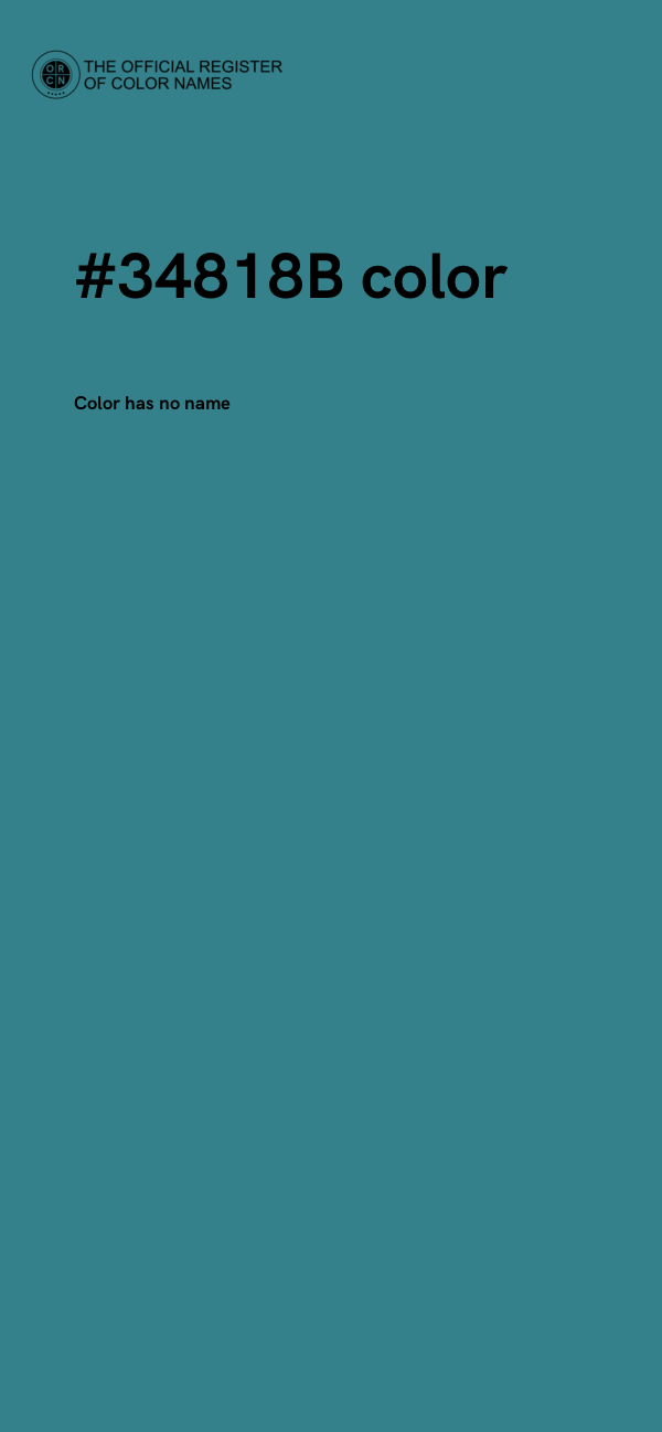 #34818B color image