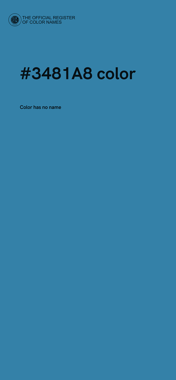 #3481A8 color image