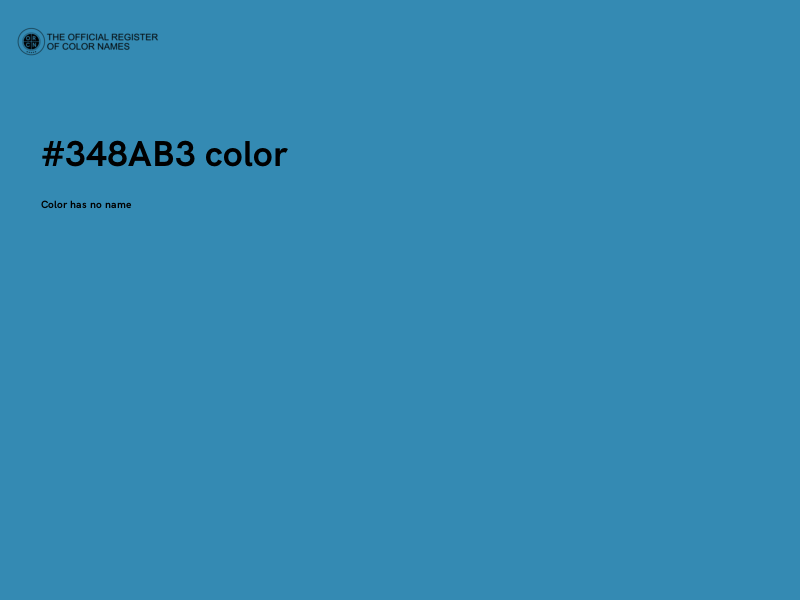 #348AB3 color image