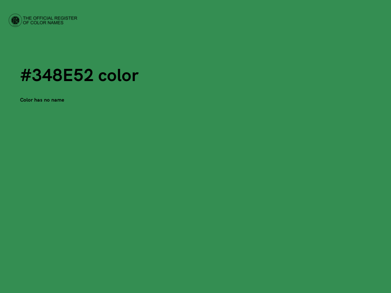 #348E52 color image