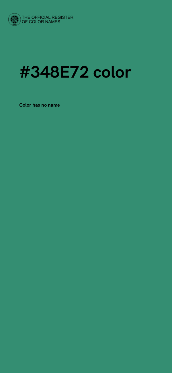 #348E72 color image