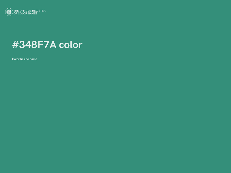 #348F7A color image