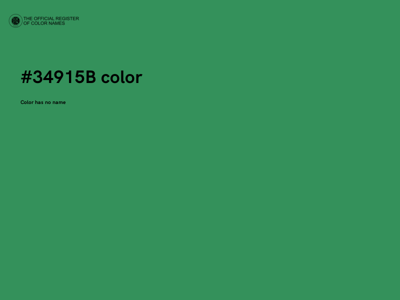#34915B color image