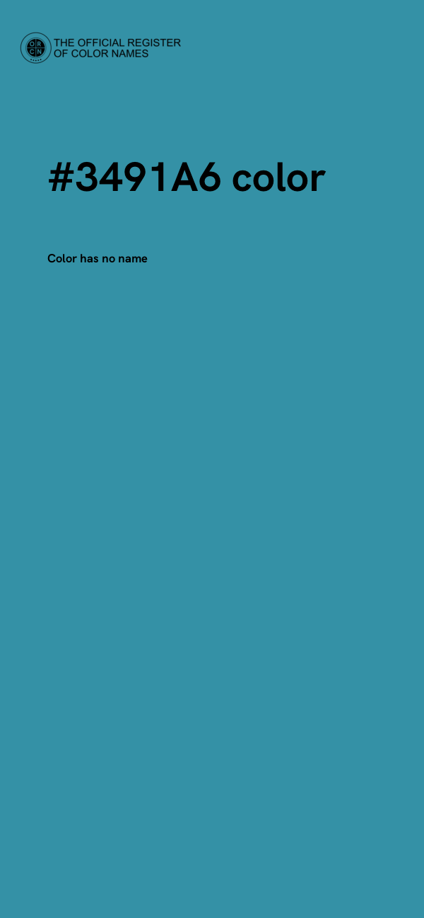 #3491A6 color image