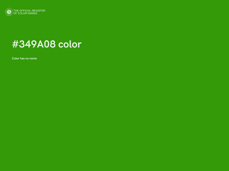 #349A08 color image