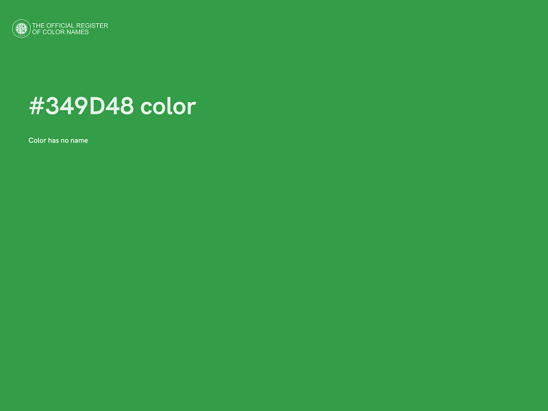#349D48 color image