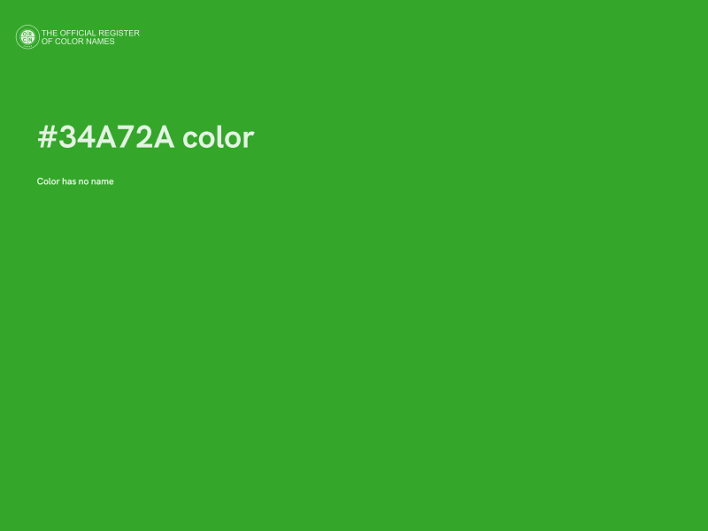 #34A72A color image