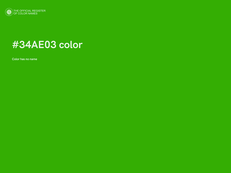 #34AE03 color image