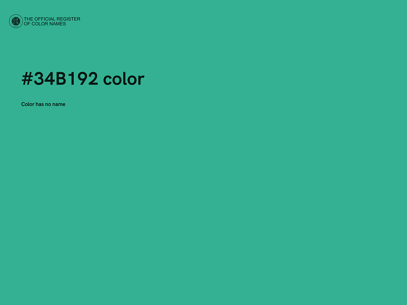 #34B192 color image