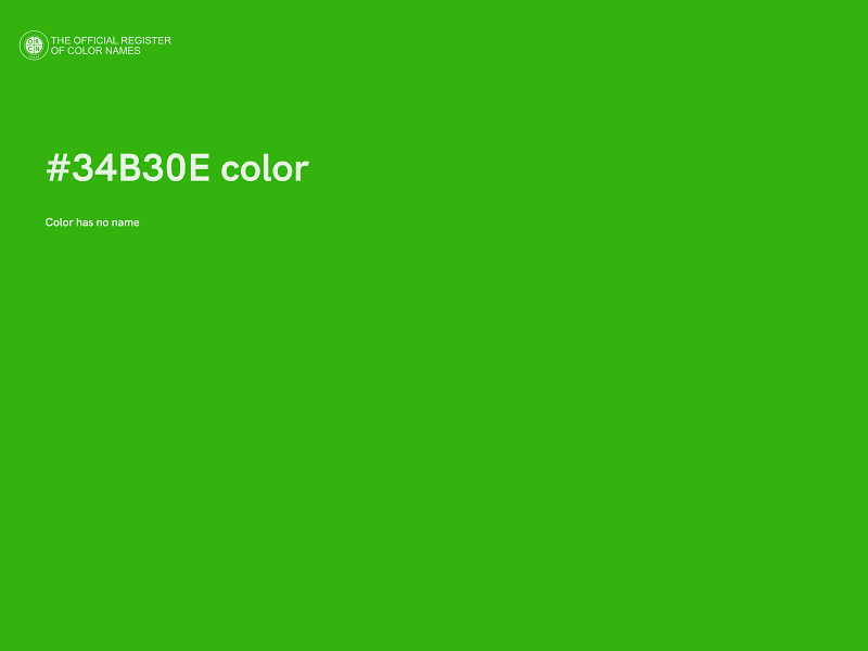#34B30E color image