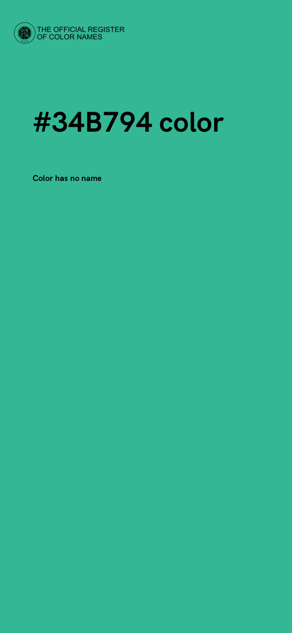 #34B794 color image