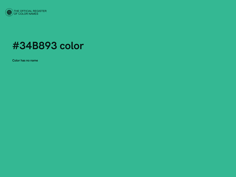 #34B893 color image