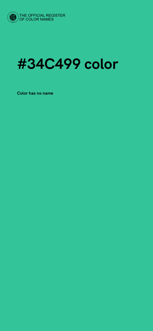 #34C499 color image