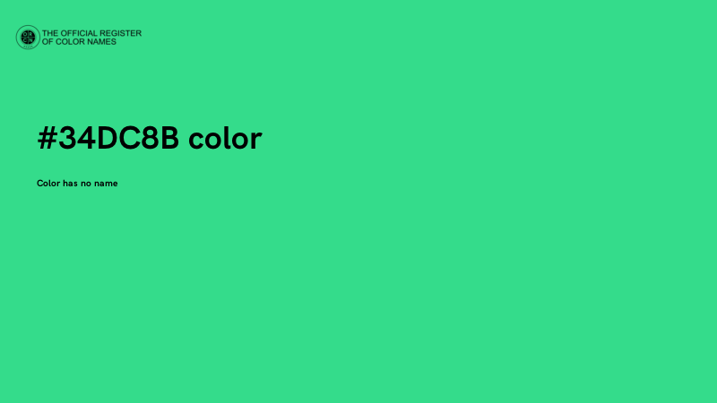 #34DC8B color image