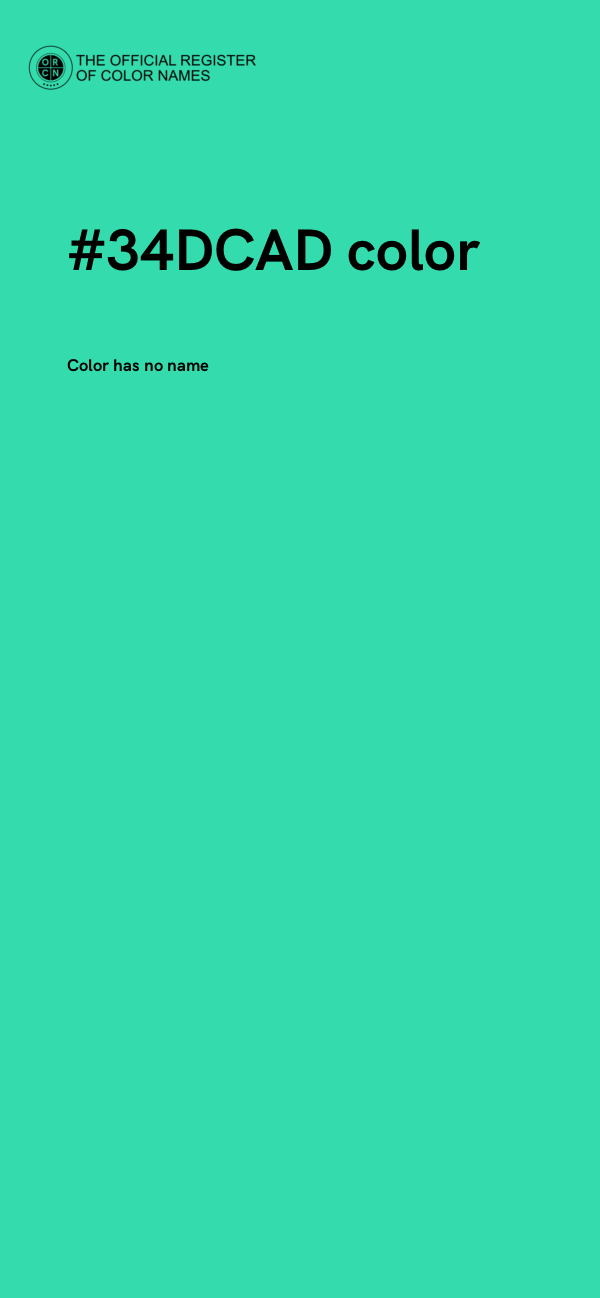 #34DCAD color image