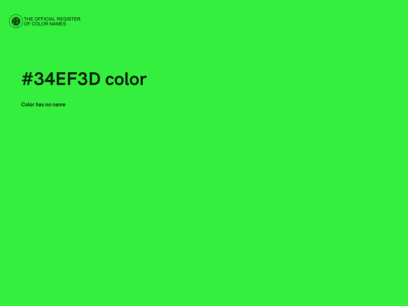 #34EF3D color image