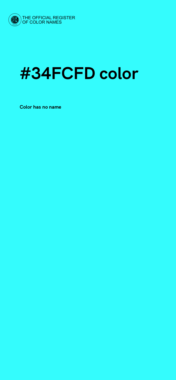 #34FCFD color image