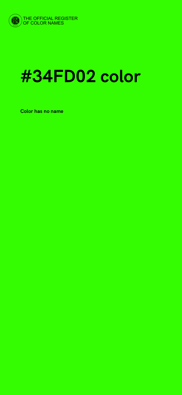 #34FD02 color image