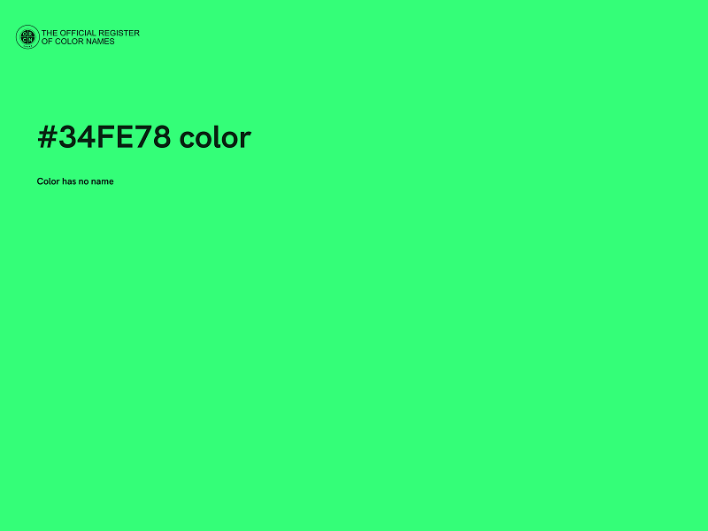 #34FE78 color image