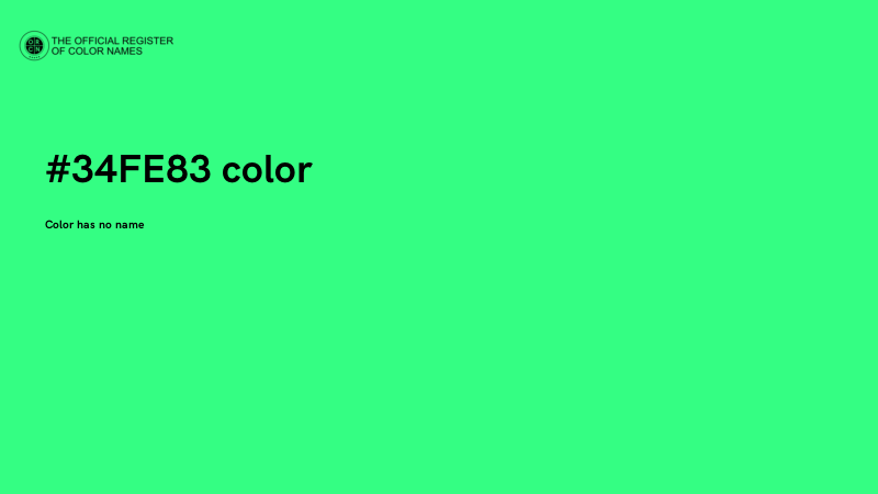 #34FE83 color image