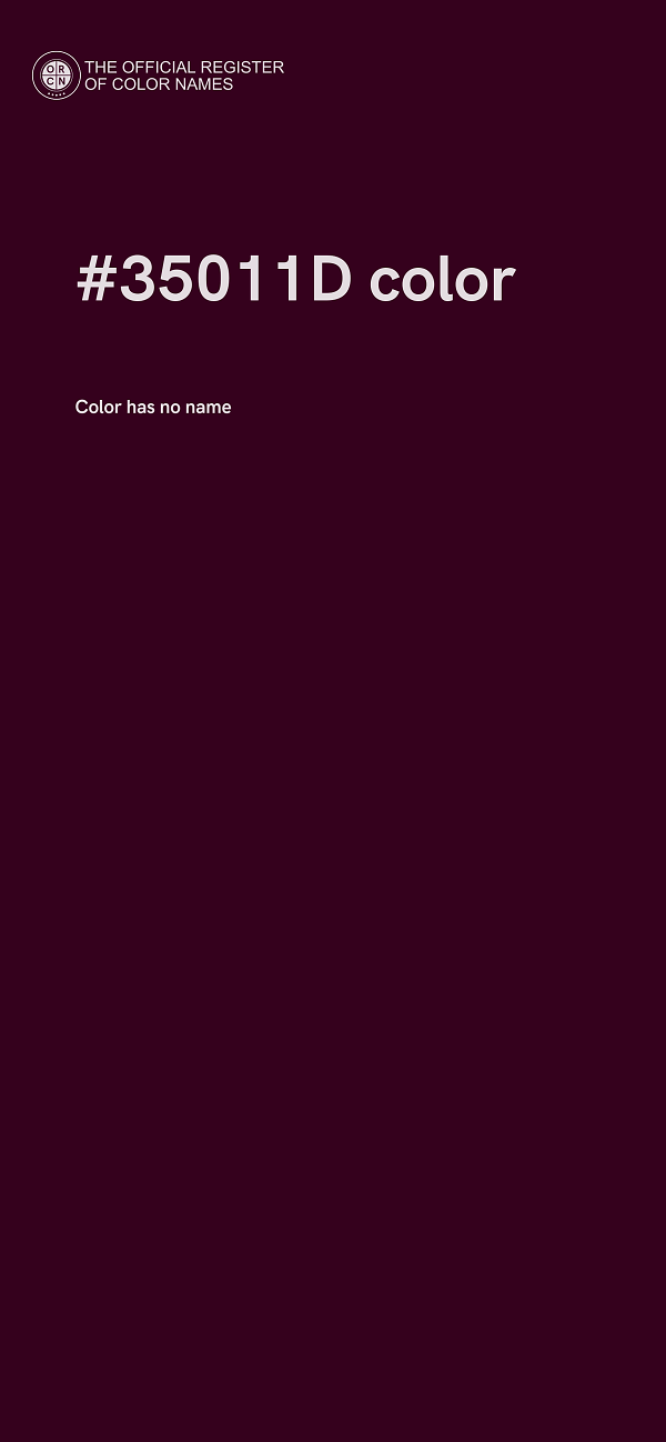#35011D color image