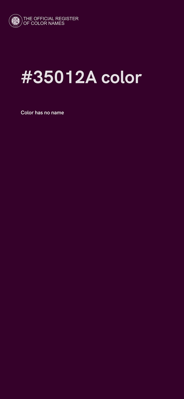 #35012A color image