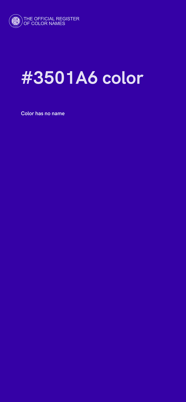 #3501A6 color image