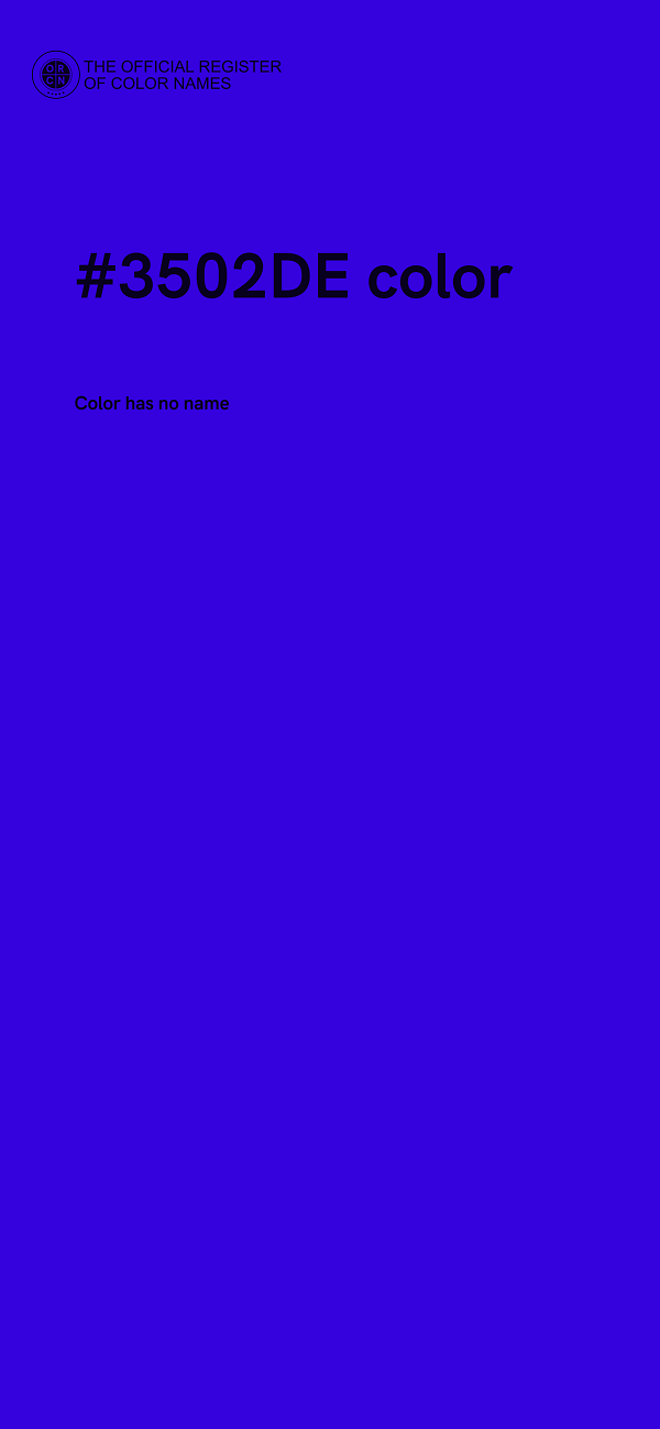 #3502DE color image