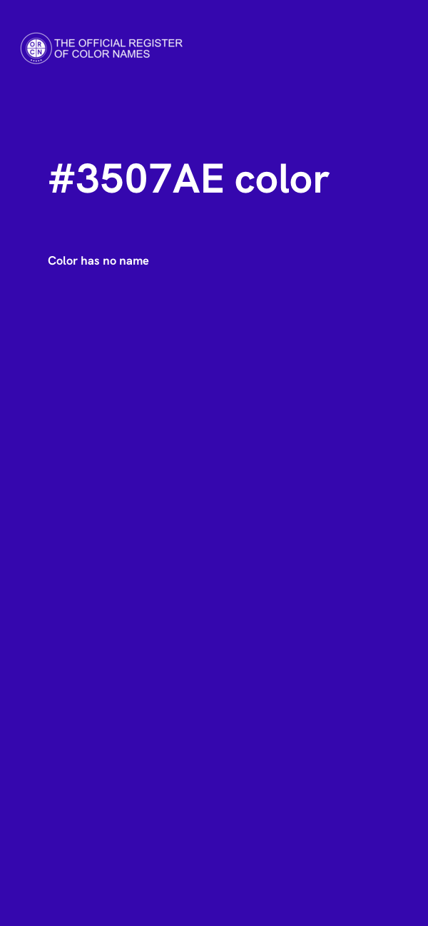 #3507AE color image