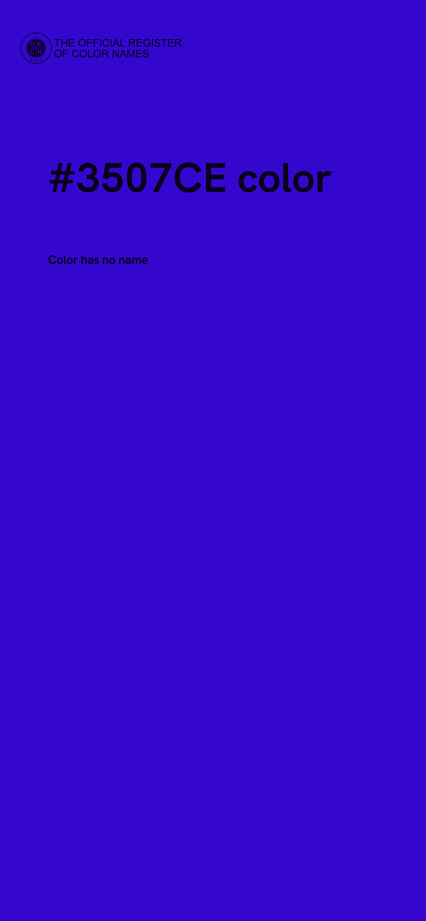 #3507CE color image