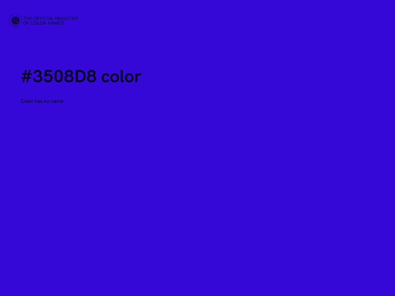 #3508D8 color image