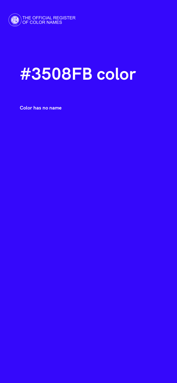 #3508FB color image
