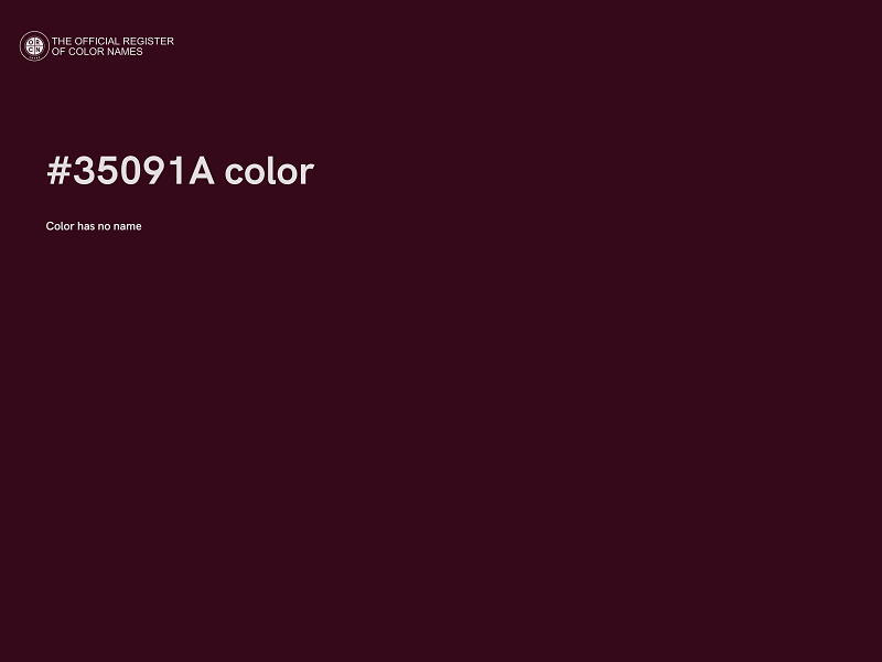 #35091A color image
